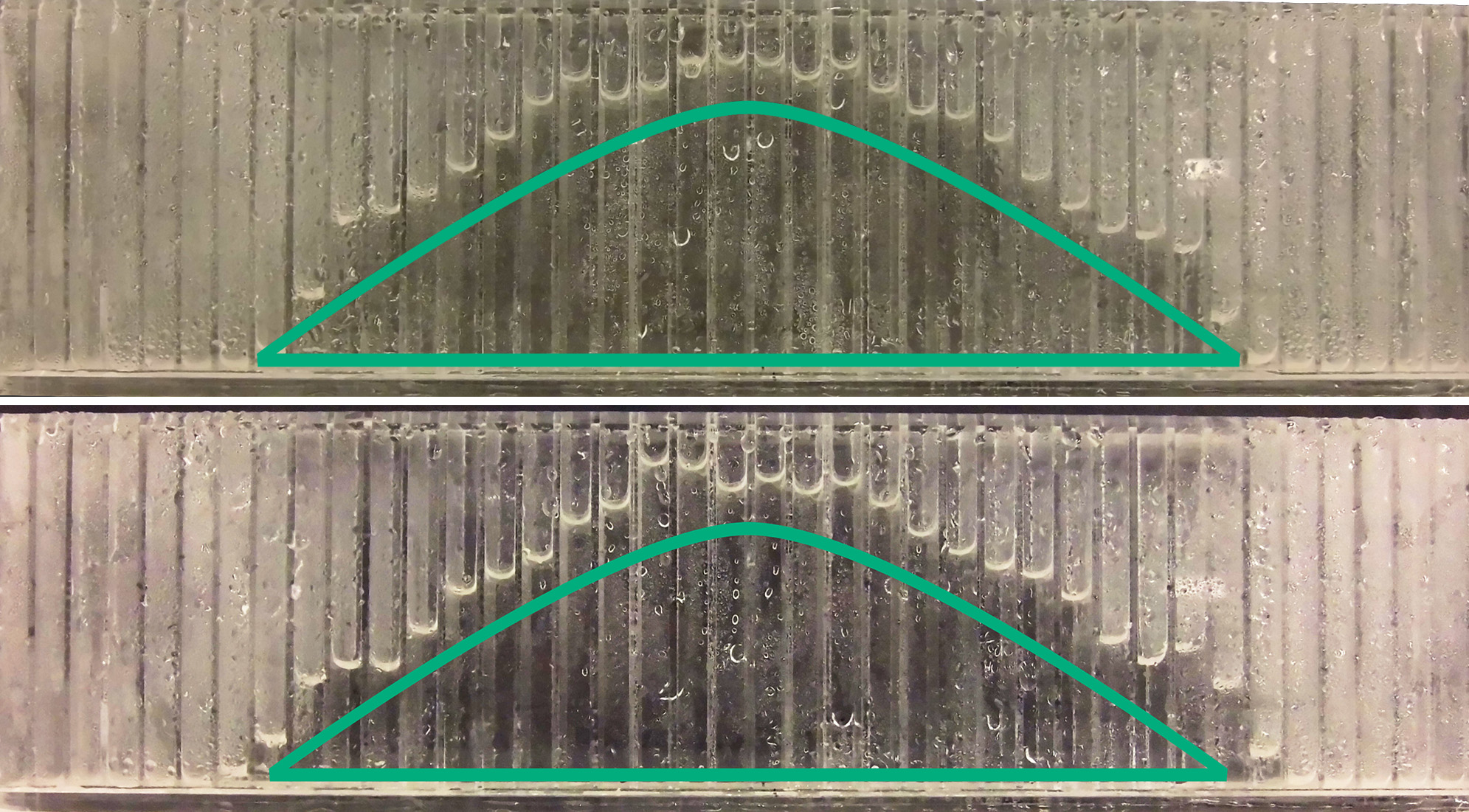 IKEUCHI high-quality nozzles performance - mountain shape distribution