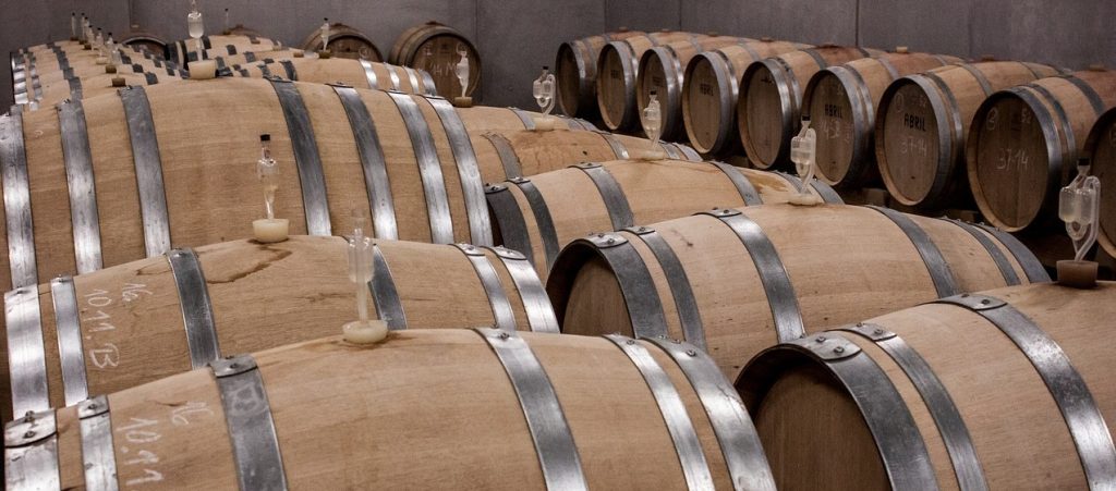 Wine barrels 