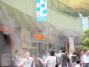 evaporative cooling in urban heat island