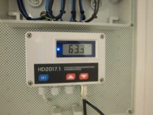 control unit for humidification of data centers